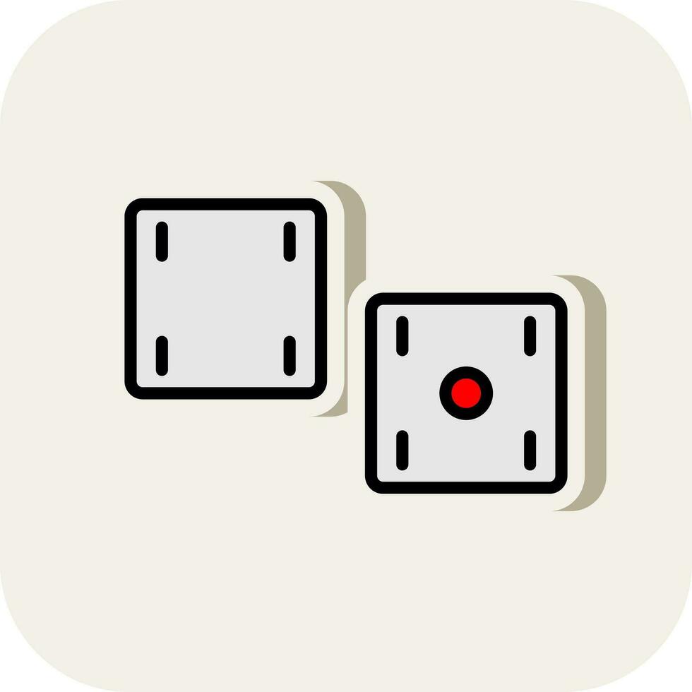 Dices  Vector Icon Design