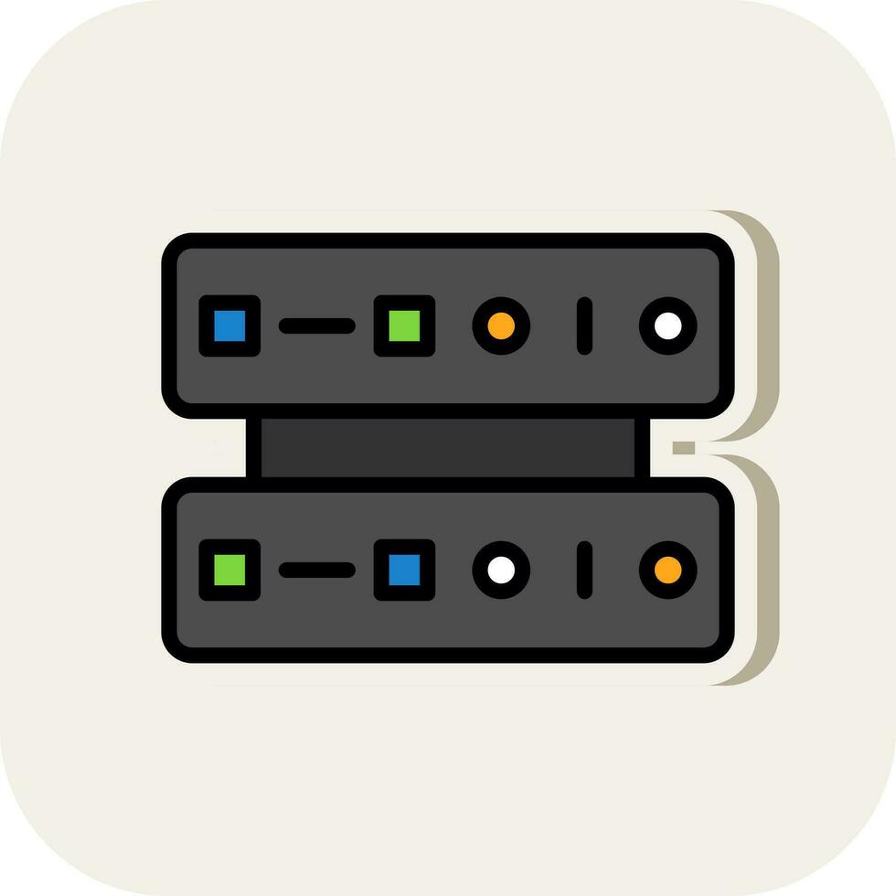 Server  Vector Icon Design