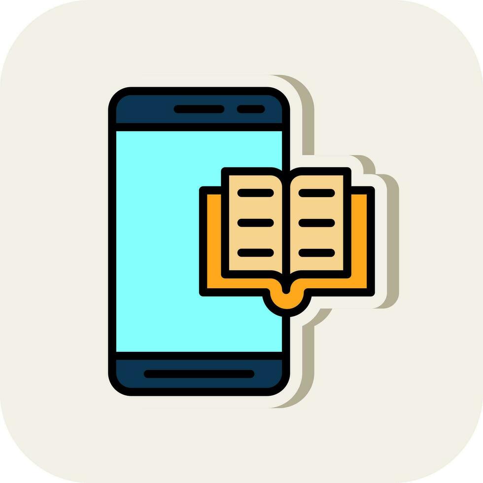 Reading Book  Vector Icon Design