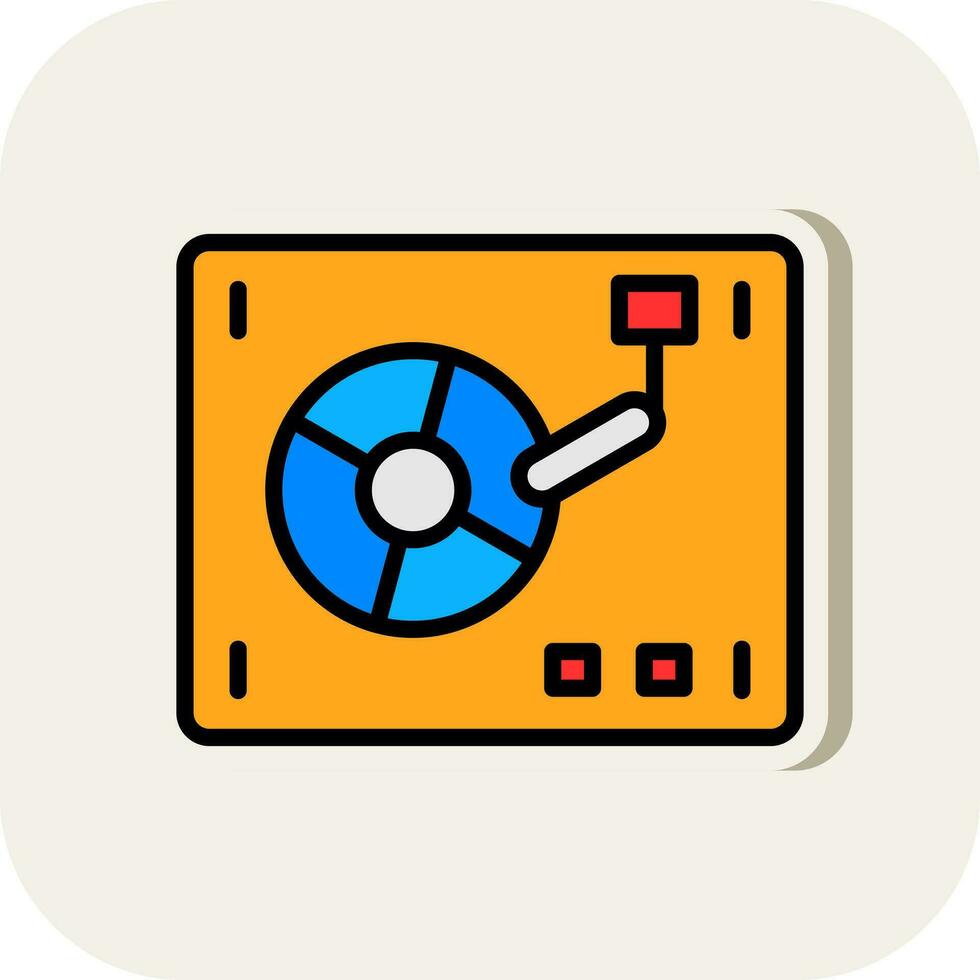 Turntable  Vector Icon Design