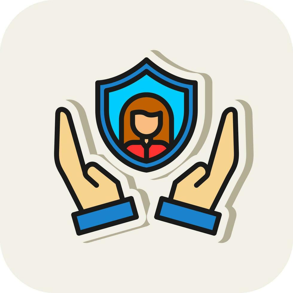 Personal Security Vector Icon Design