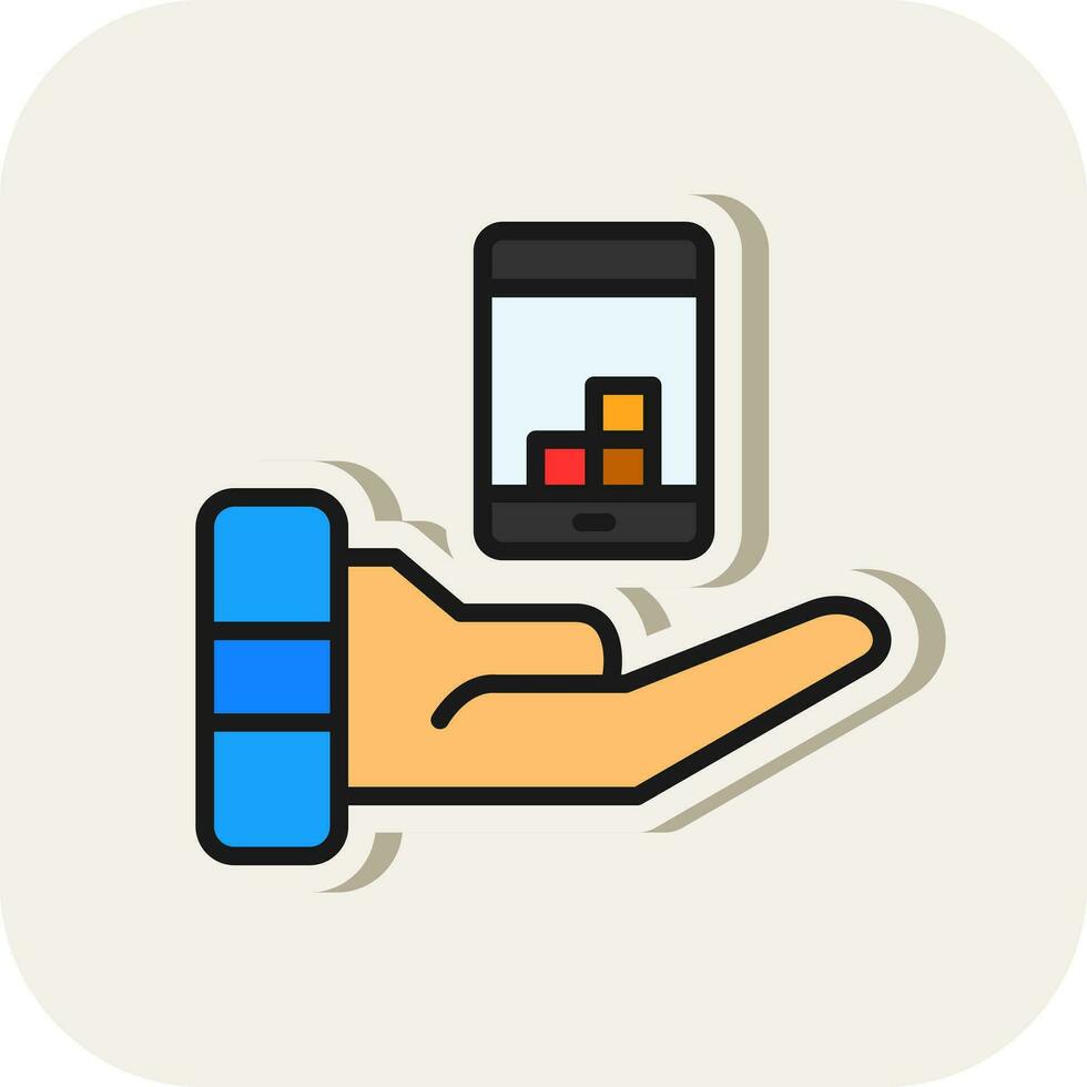 Mobile Game Vector Icon Design