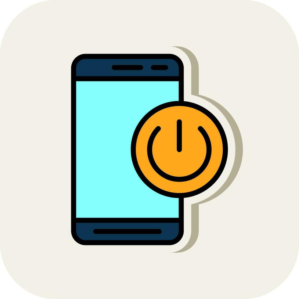 Mobile On Off  Vector Icon Design