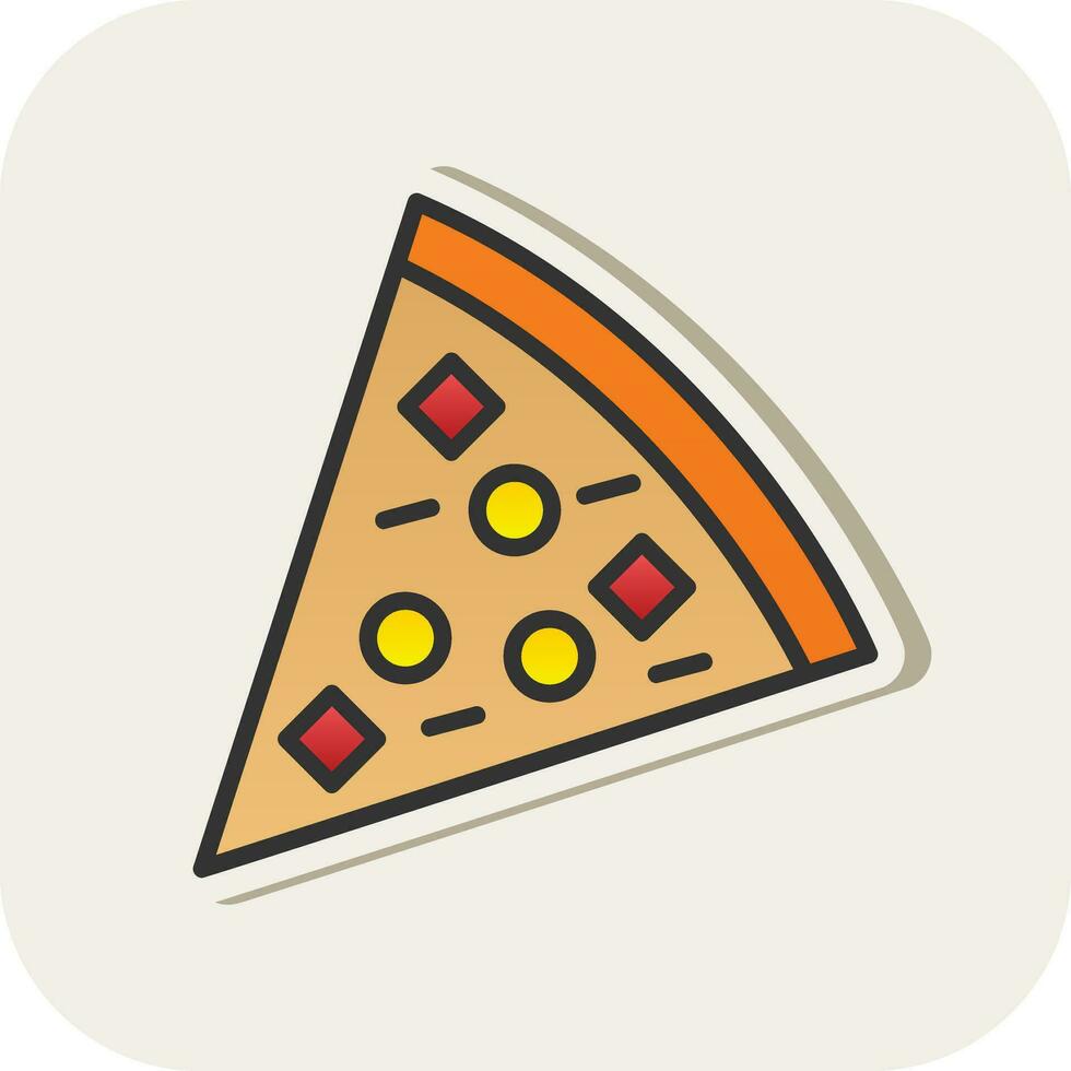 Pizza Vector Icon Design