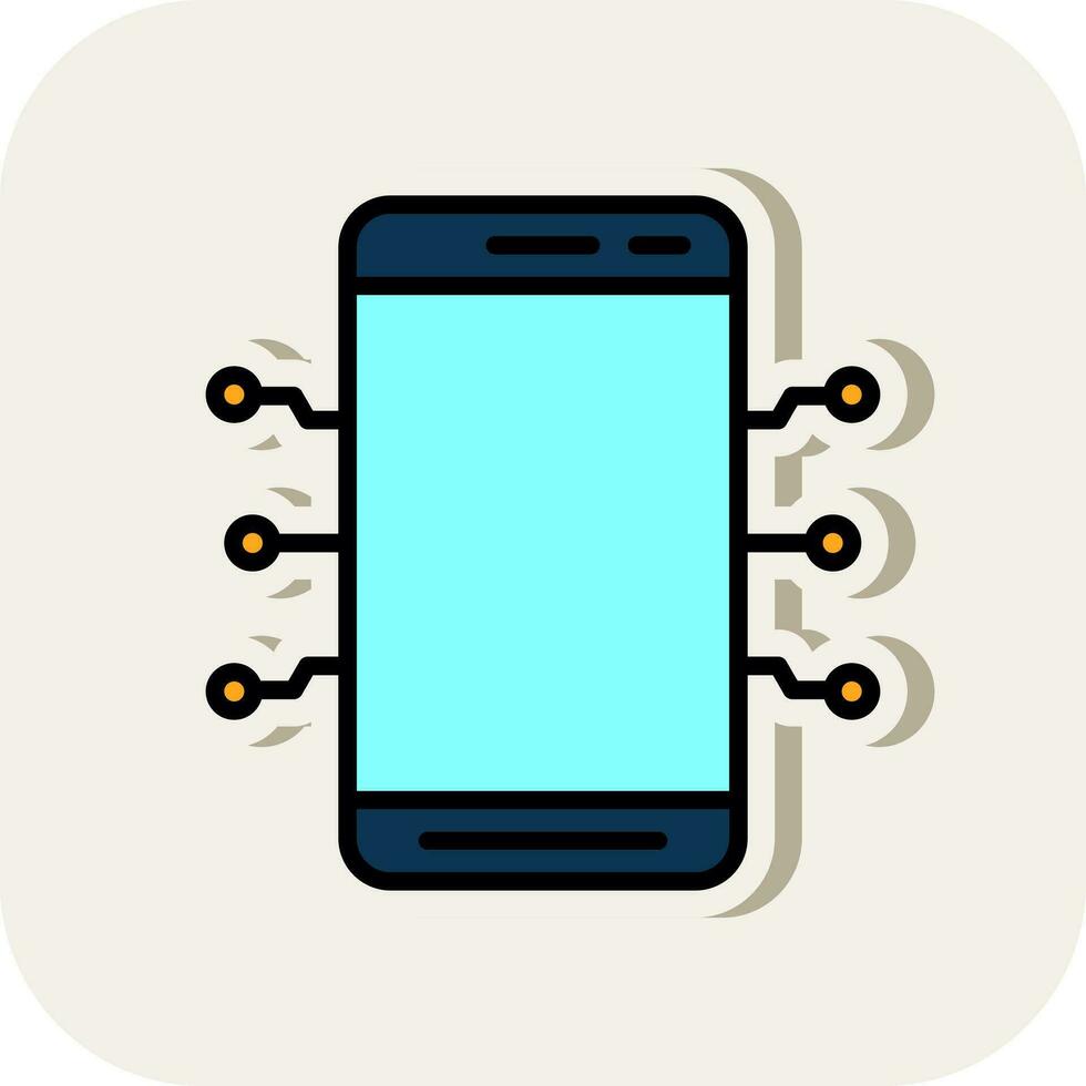 Mobile Technology  Vector Icon Design