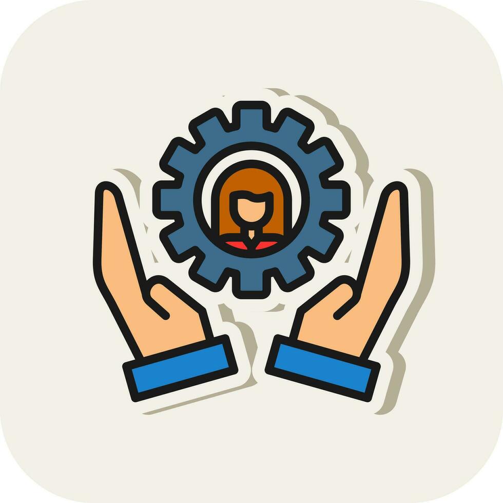 Social Worker Vector Icon Design