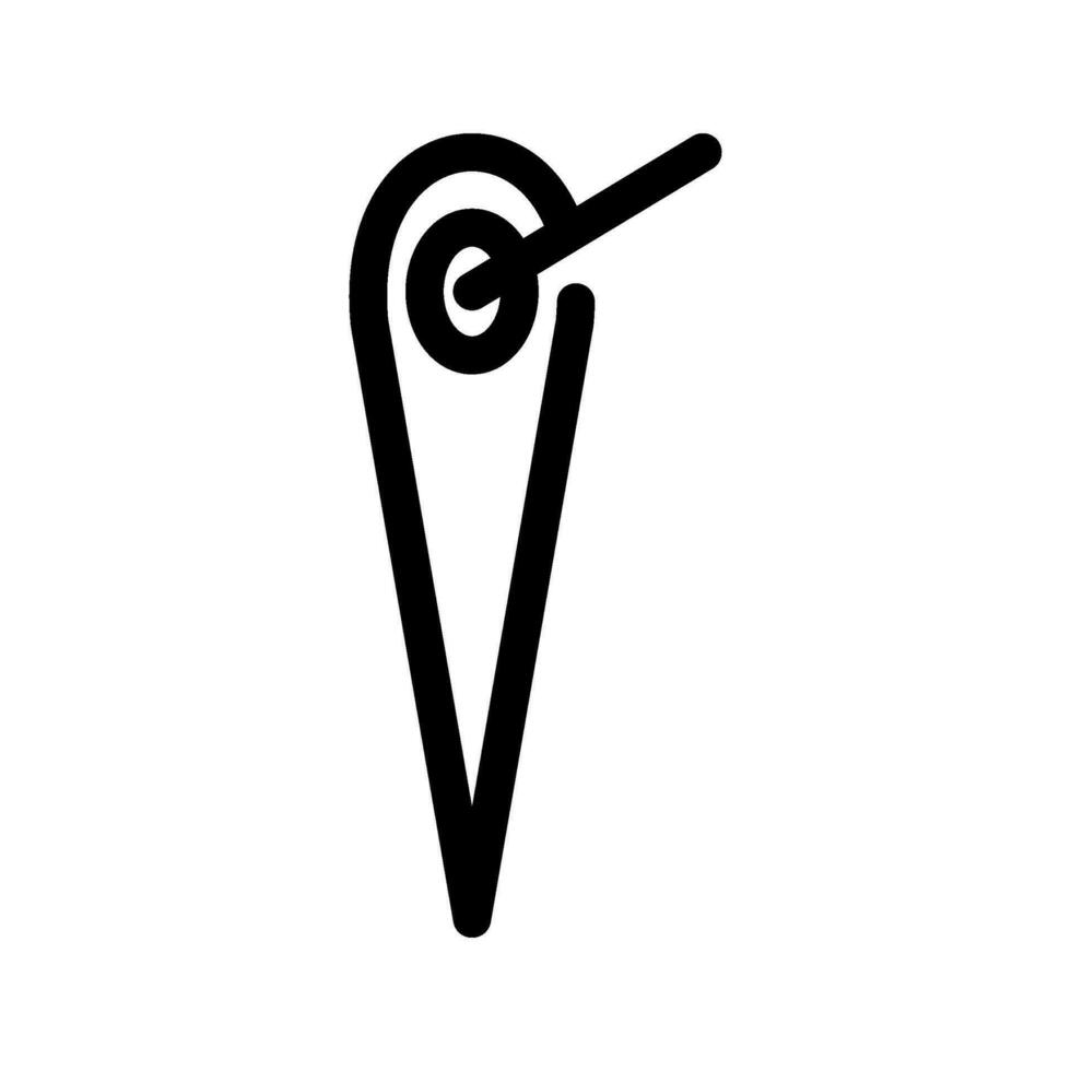 Needle Icon Vector Symbol Design Illustration