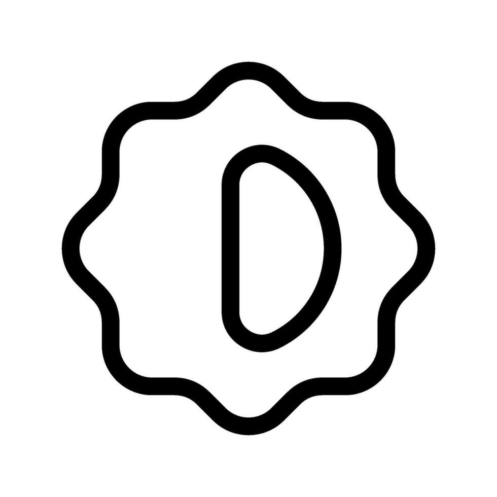 Brightness Icon Vector Symbol Design Illustration