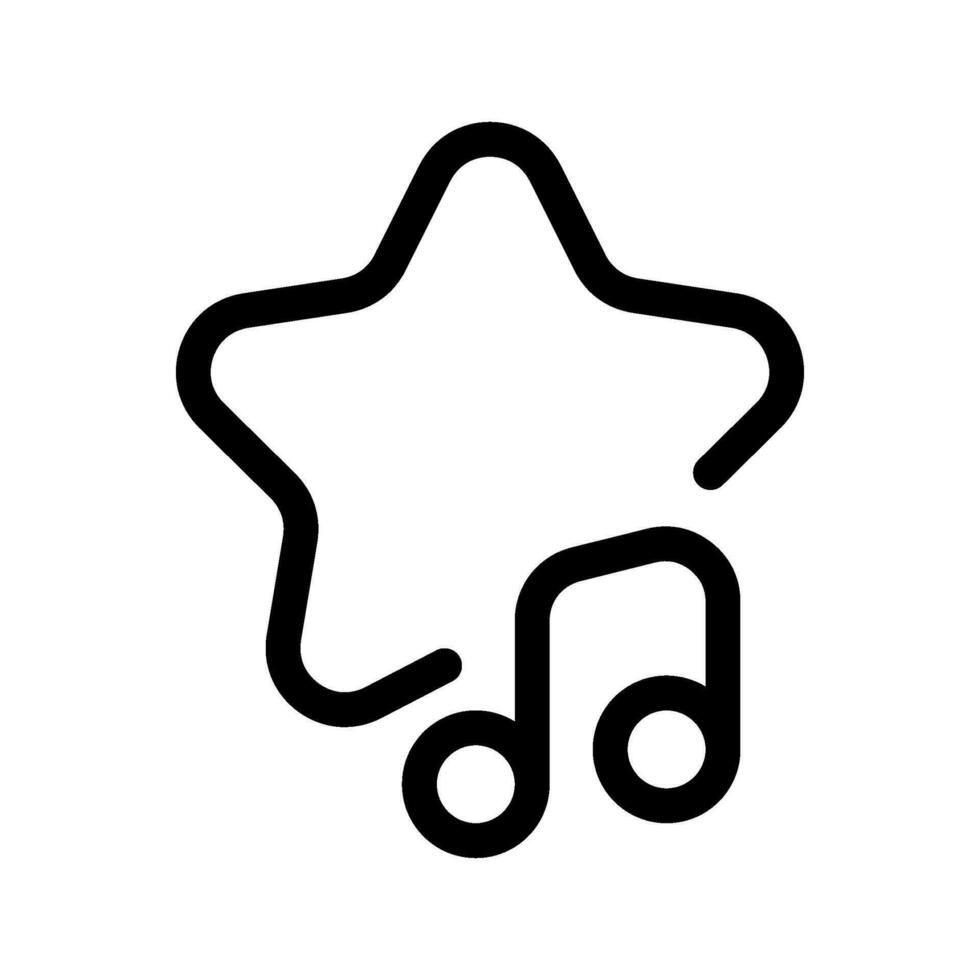 Favorite Music Icon Vector Symbol Design Illustration
