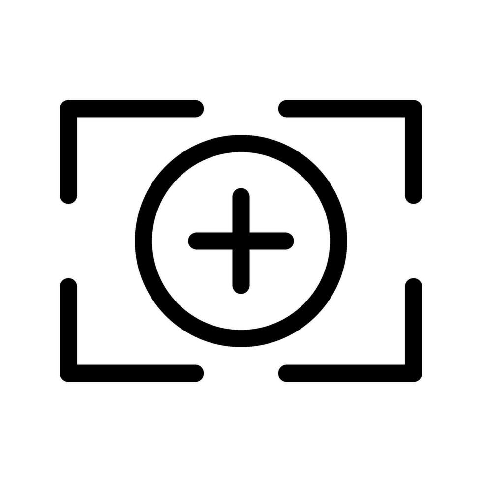 Camera Scan Icon Vector Symbol Design Illustration