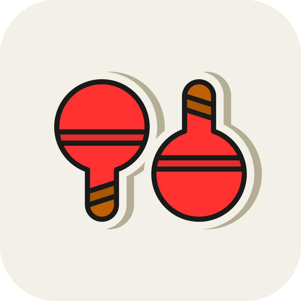 Table Tennis  Vector Icon Design