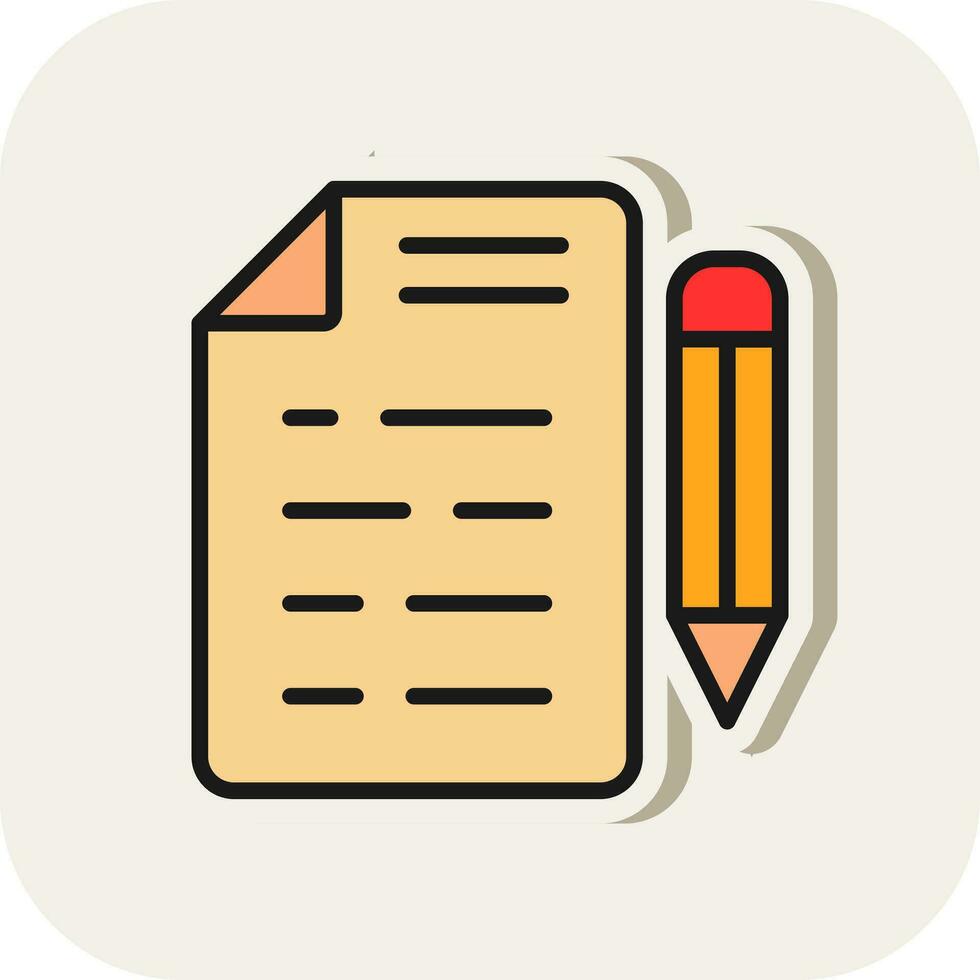 Contract Vector Icon Design