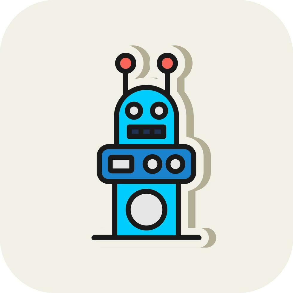 Robot  Vector Icon Design