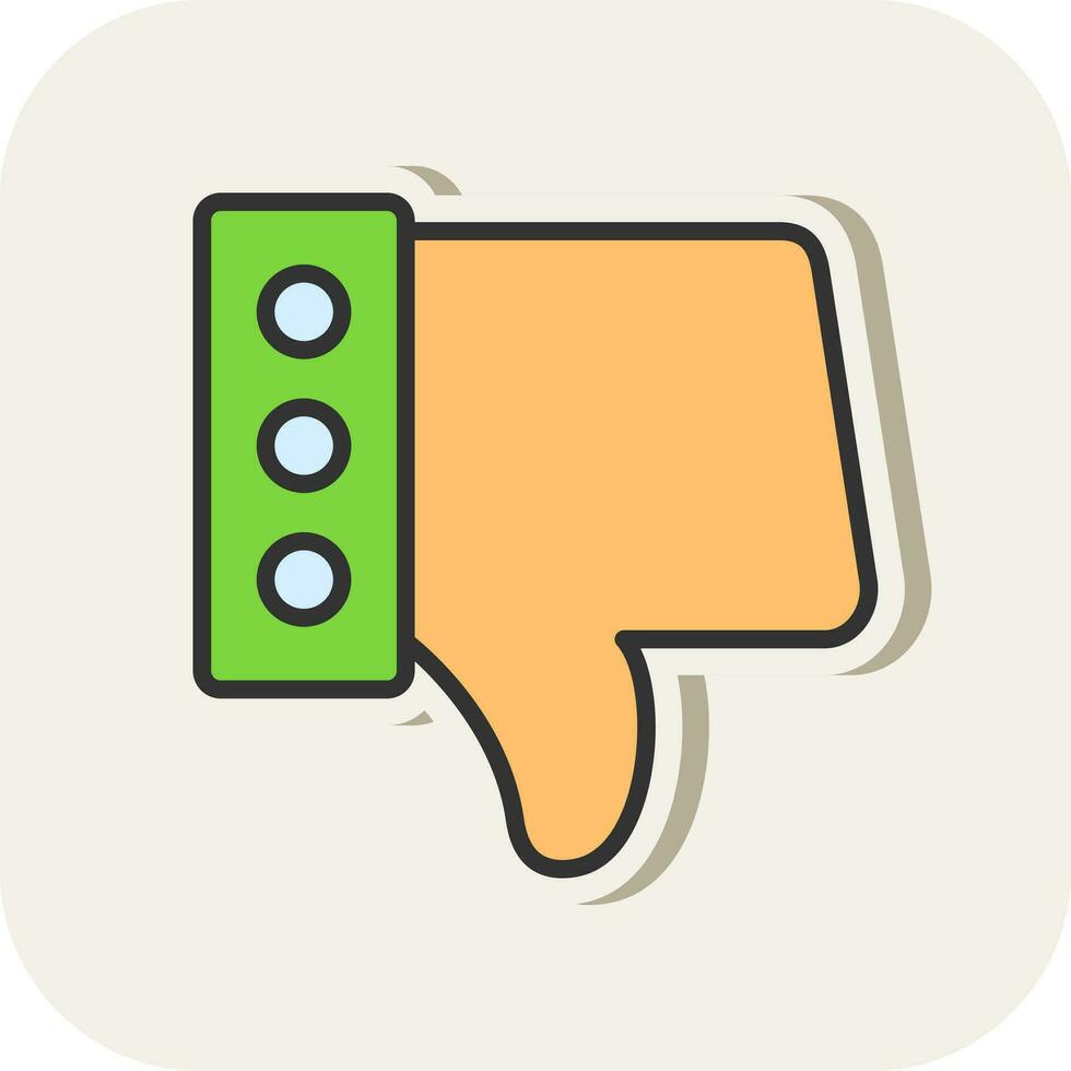 Dislike  Vector Icon Design