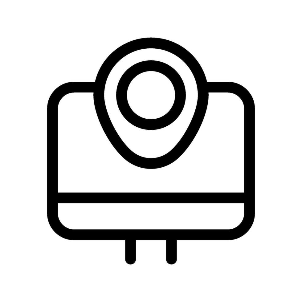 Monitor Icon Vector Symbol Design Illustration