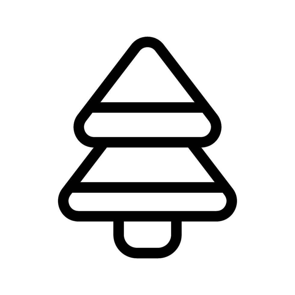 Navidad árbol icono vector símbolo diseño ilustración