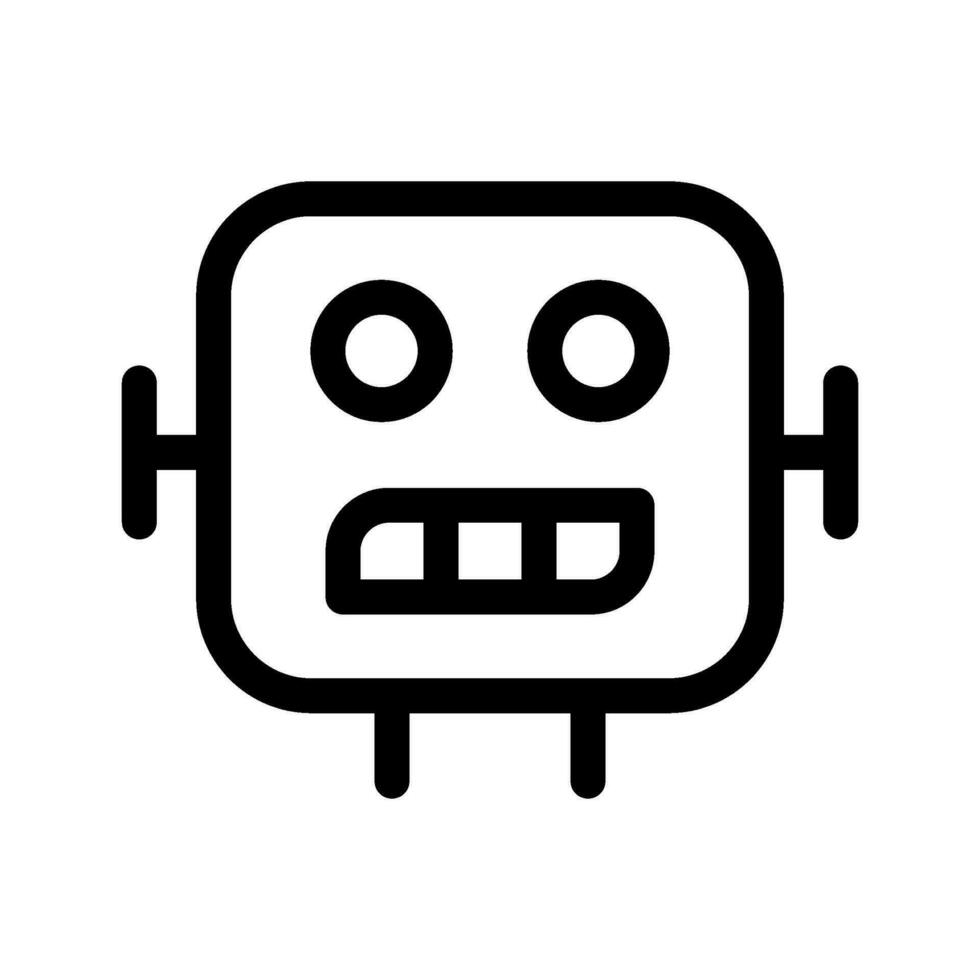 robot icono vector símbolo diseño ilustración