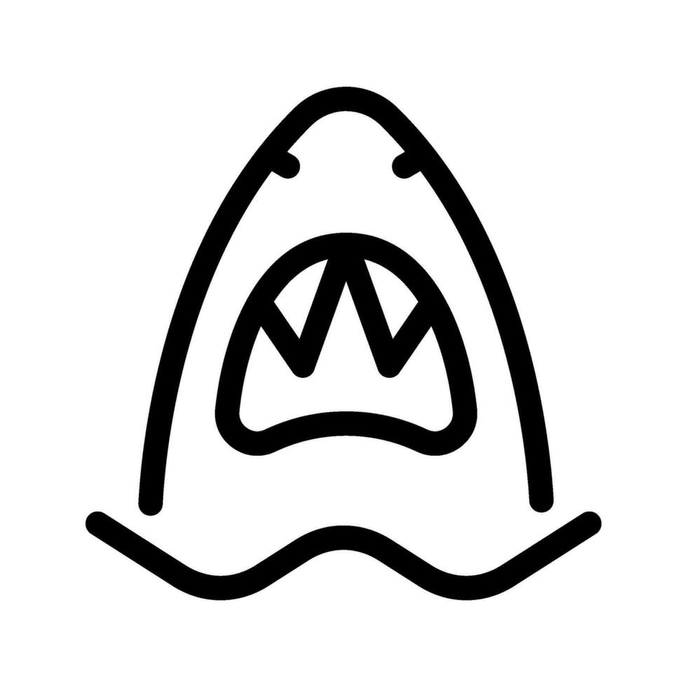 Shark Icon Vector Symbol Design Illustration