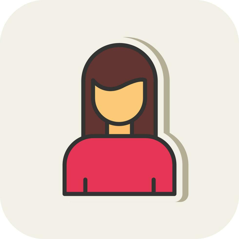 diseño de icono de vector de mujer