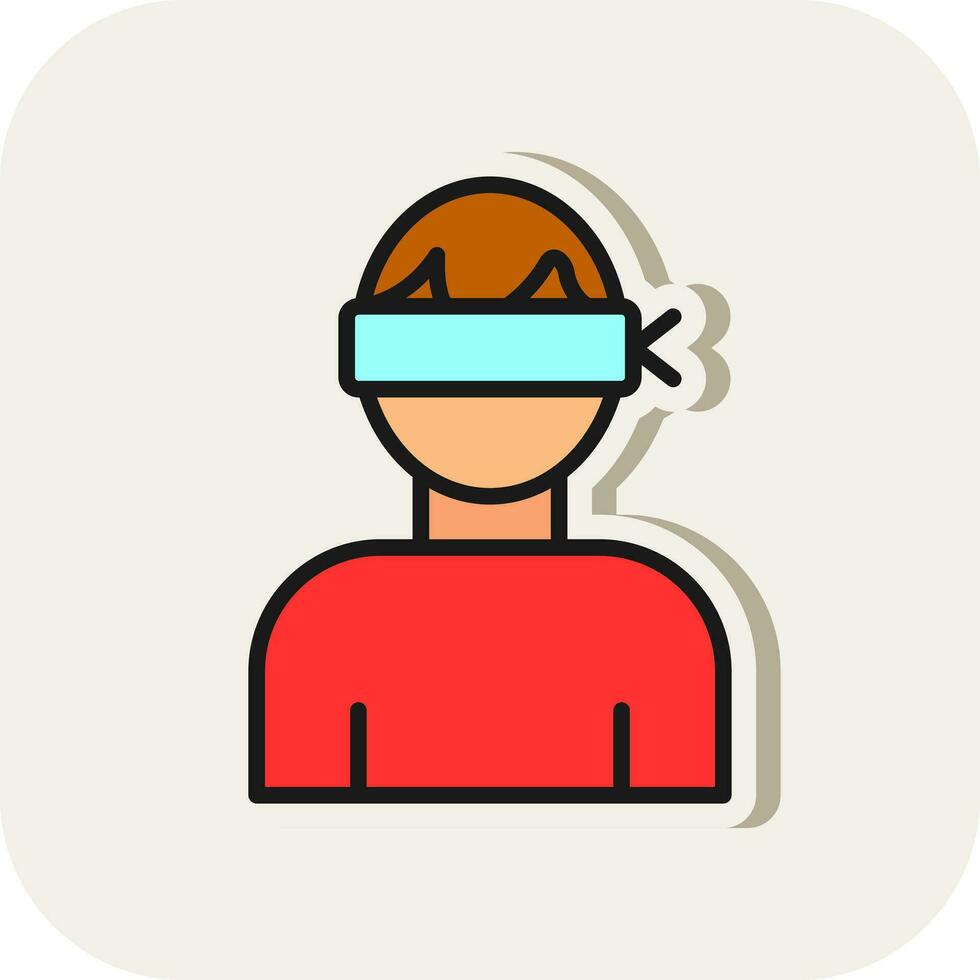 Blind Man  Vector Icon Design