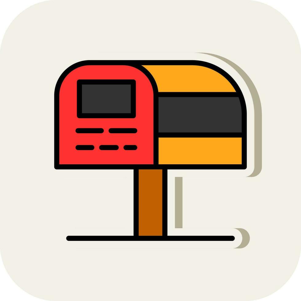 Letterbox  Vector Icon Design