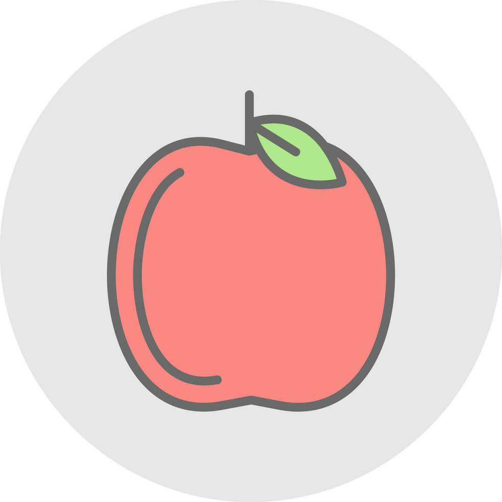 diseño de icono de vector de manzana