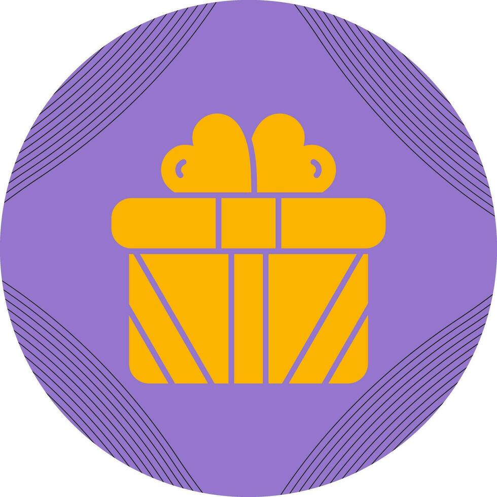 icono de vector de caja de regalo