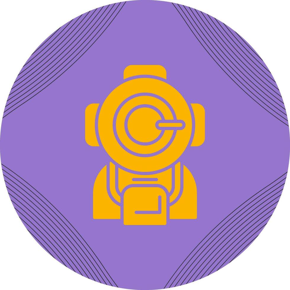 Diving Helmet Vector Icon