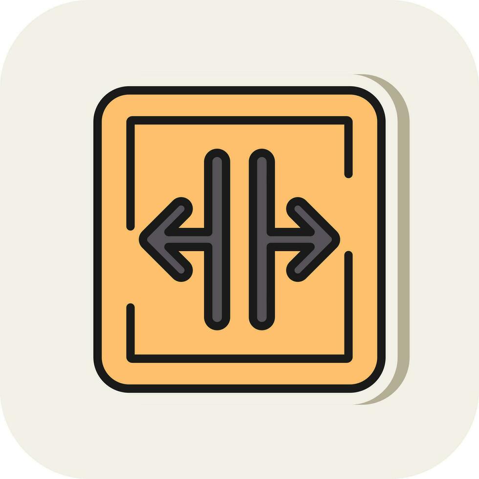 Width Vector Icon Design