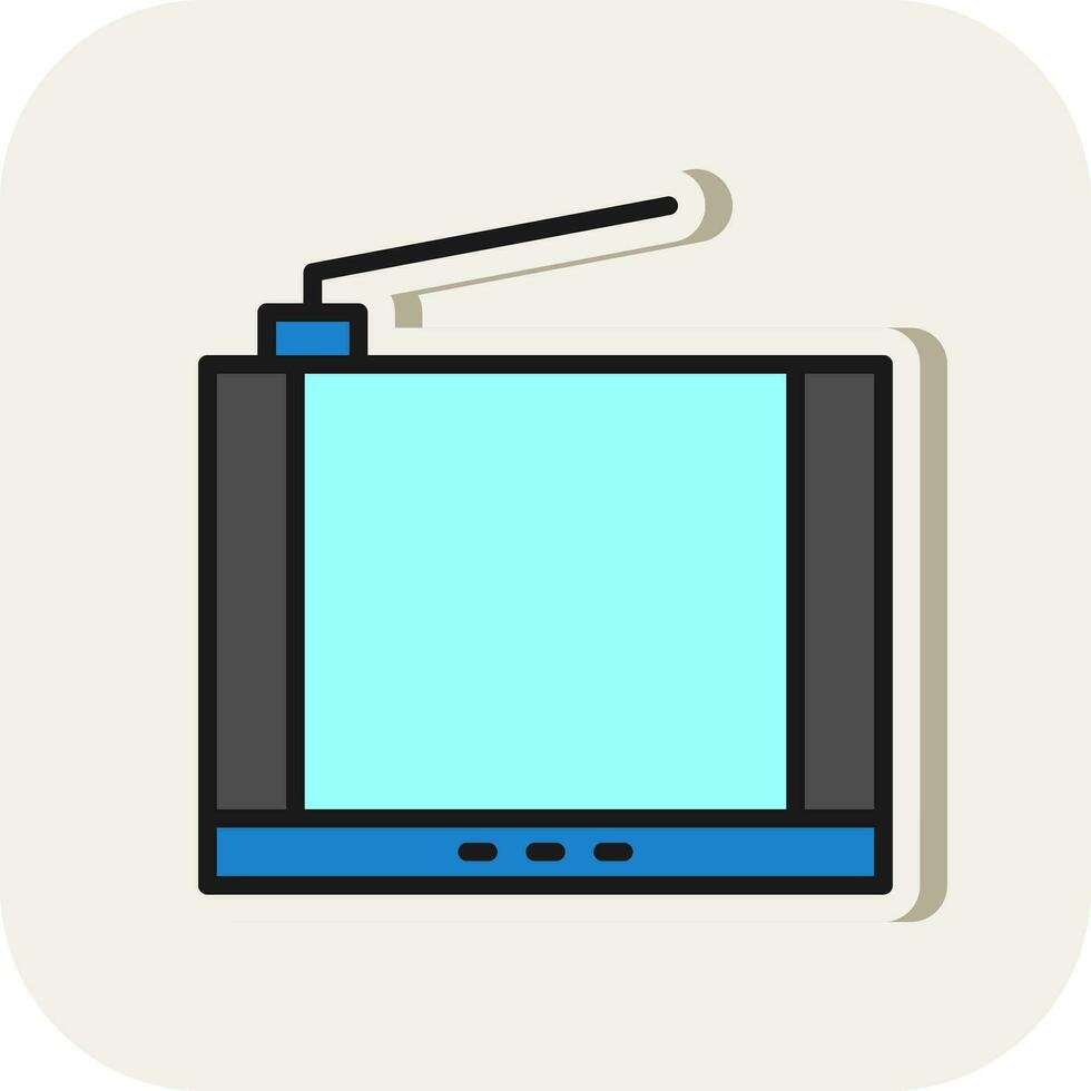 diseño de icono de vector de televisión