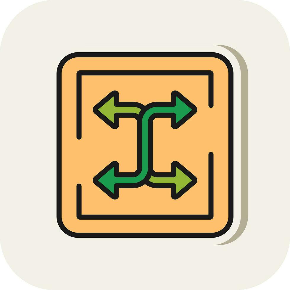 Shuffle Vector Icon Design