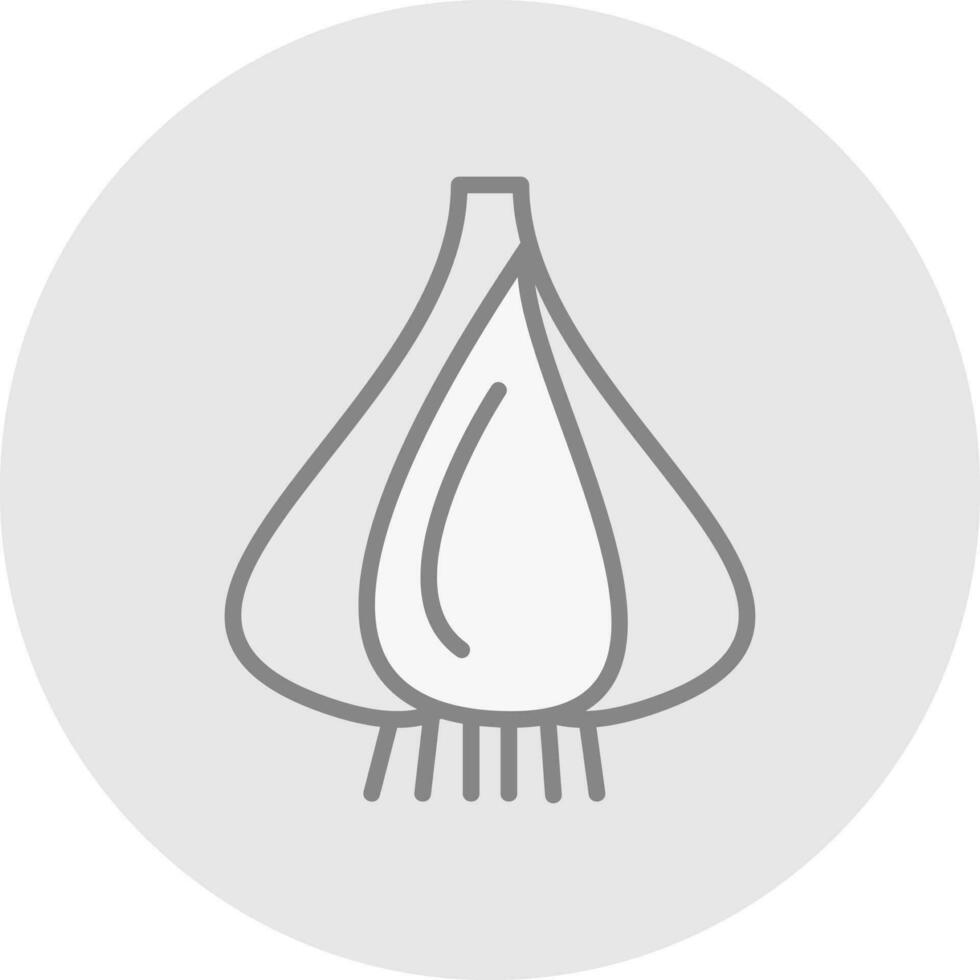 Garlic Vector Icon Design