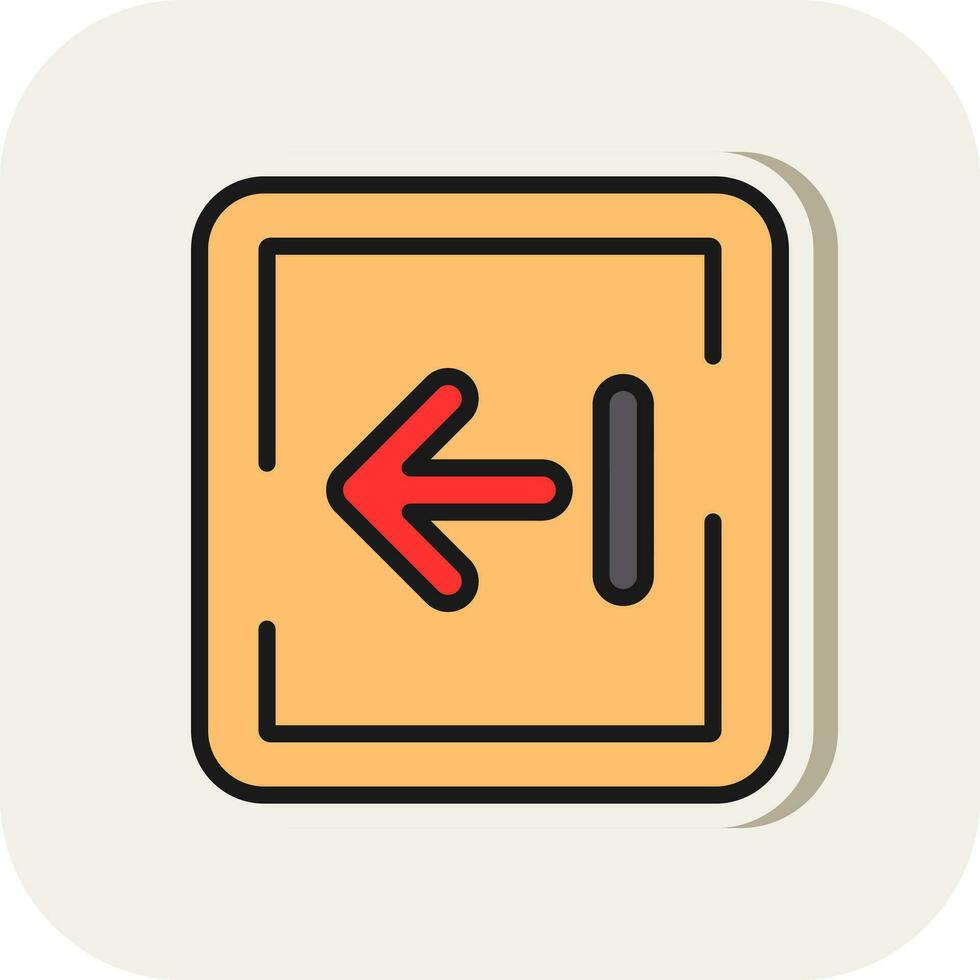 Left Arrow Vector Icon Design