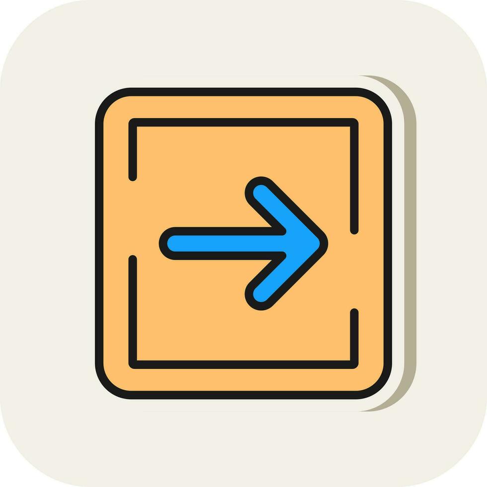 Right Arrow Vector Icon Design