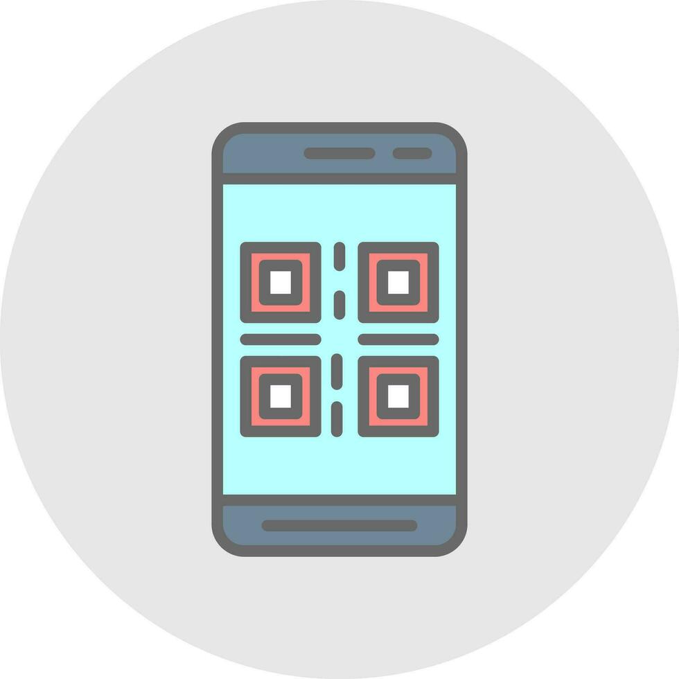 Qr Code  Vector Icon Design