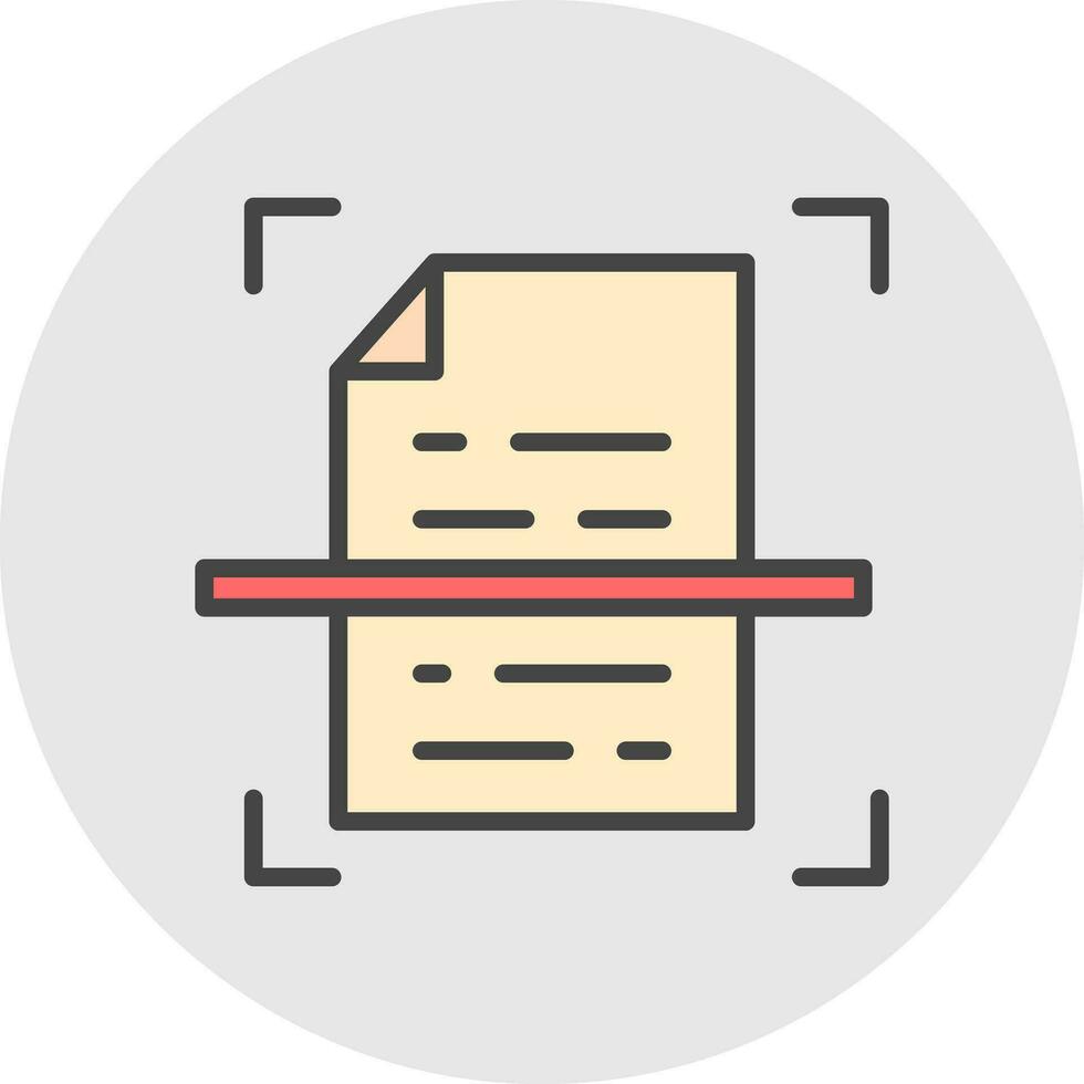 Scanning  Vector Icon Design