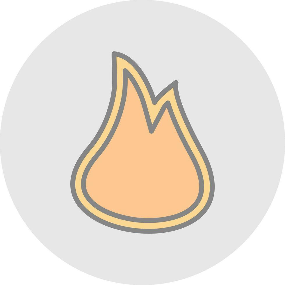 Flame  Vector Icon Design