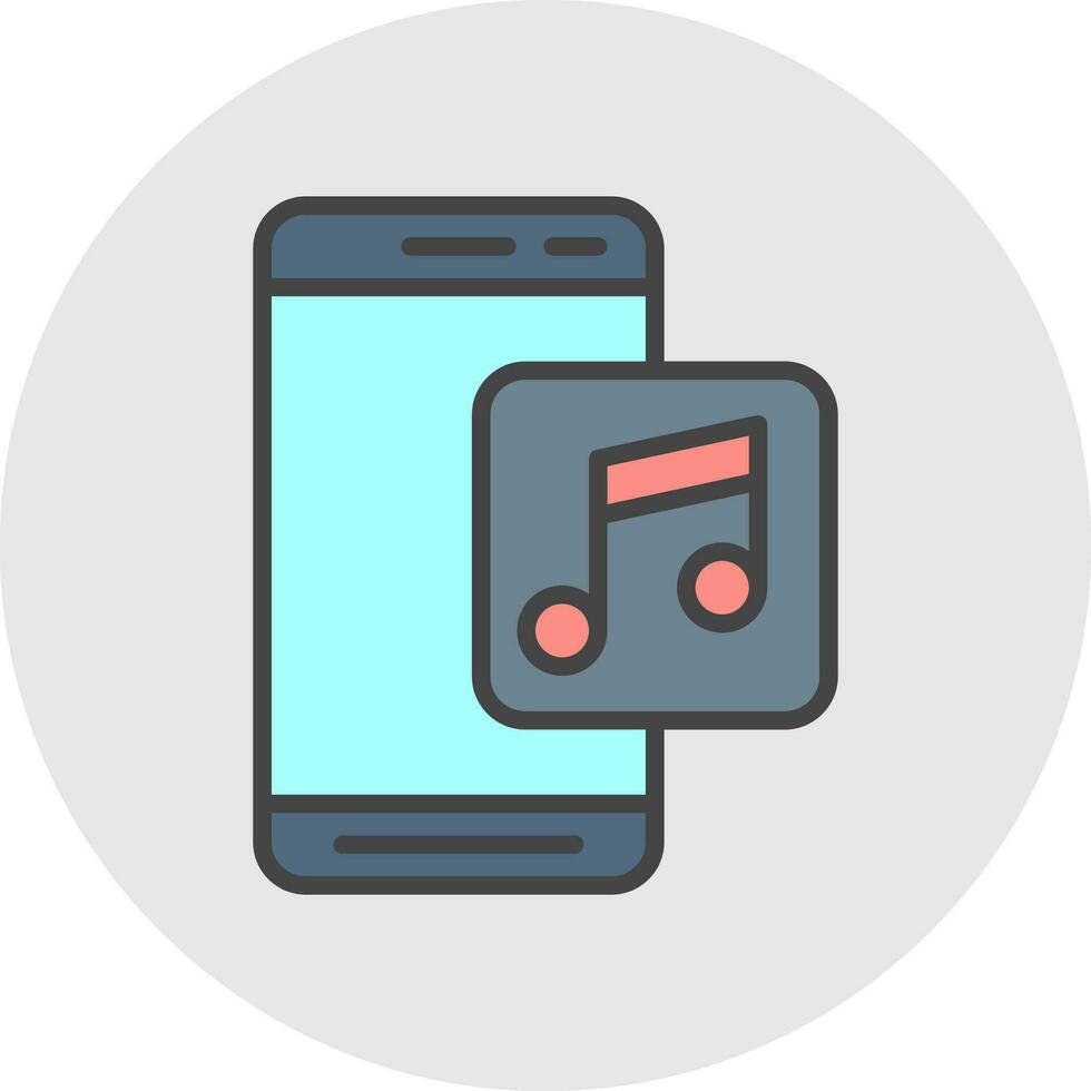 Music App  Vector Icon Design