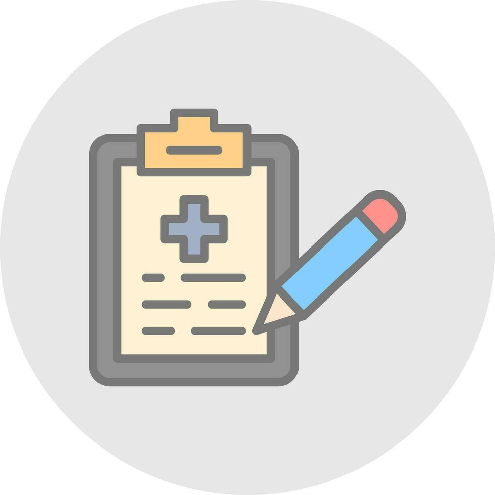 Medical Record  Vector Icon Design