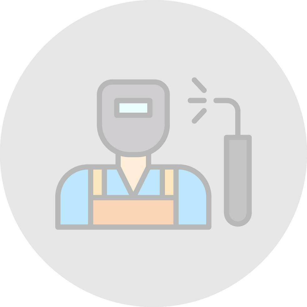 Welder  Vector Icon Design