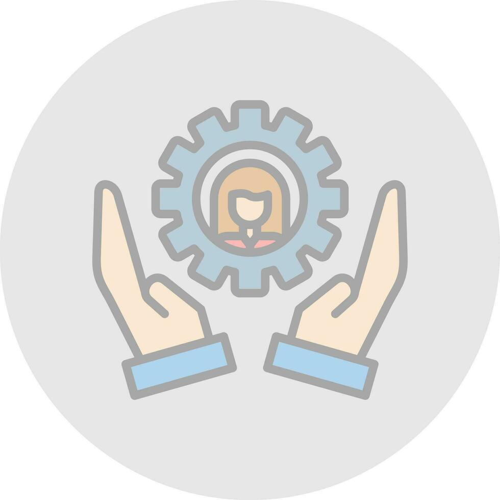 Social Worker Vector Icon Design