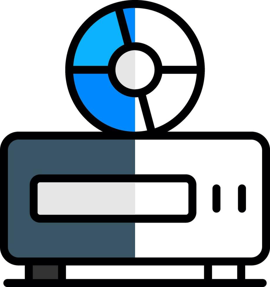 Dvd Player  Vector Icon Design