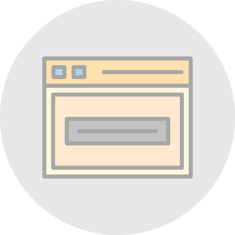 Website Vector Icon Design