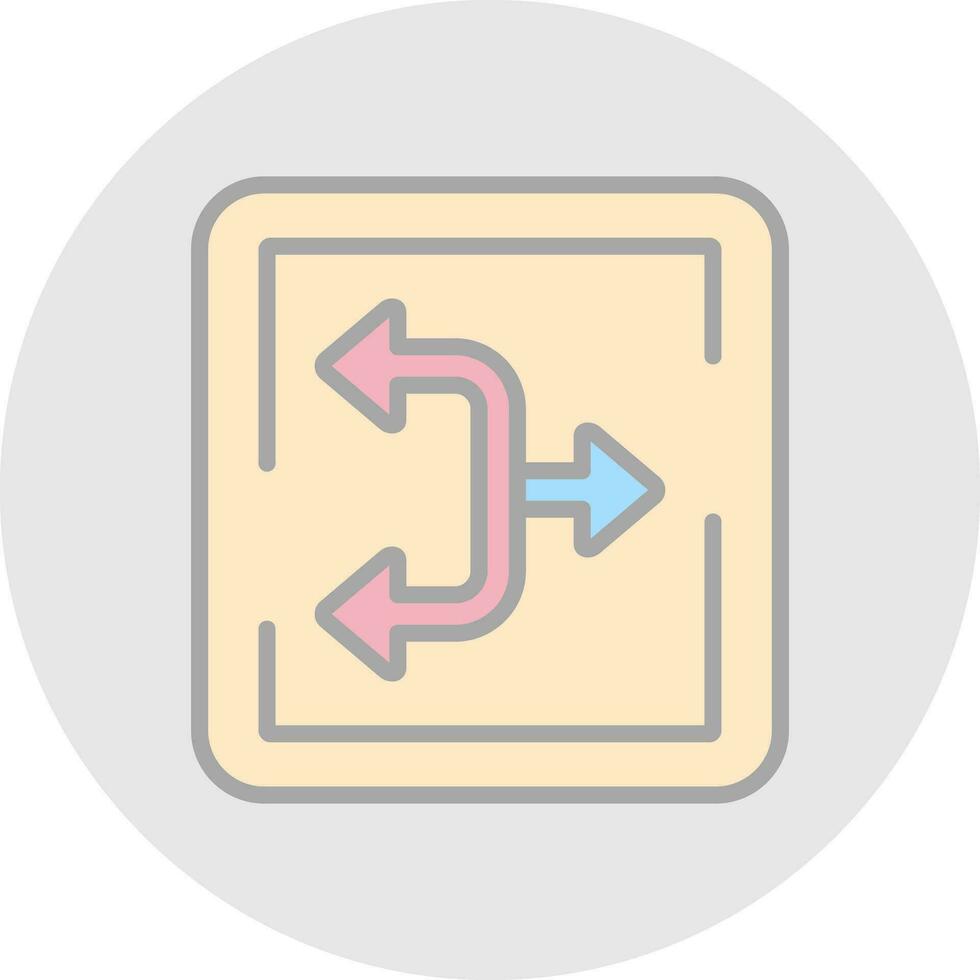 Three Arrows Vector Icon Design