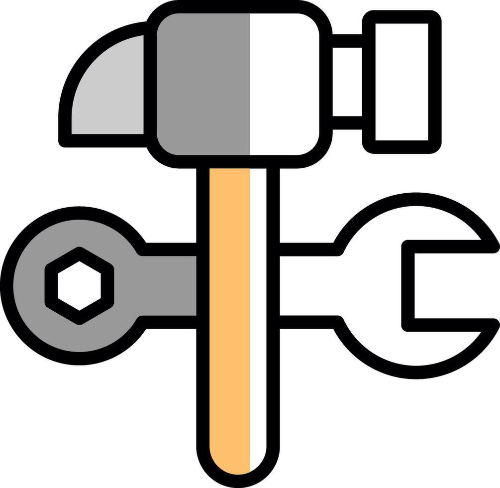 llave inglesa vector icono diseño
