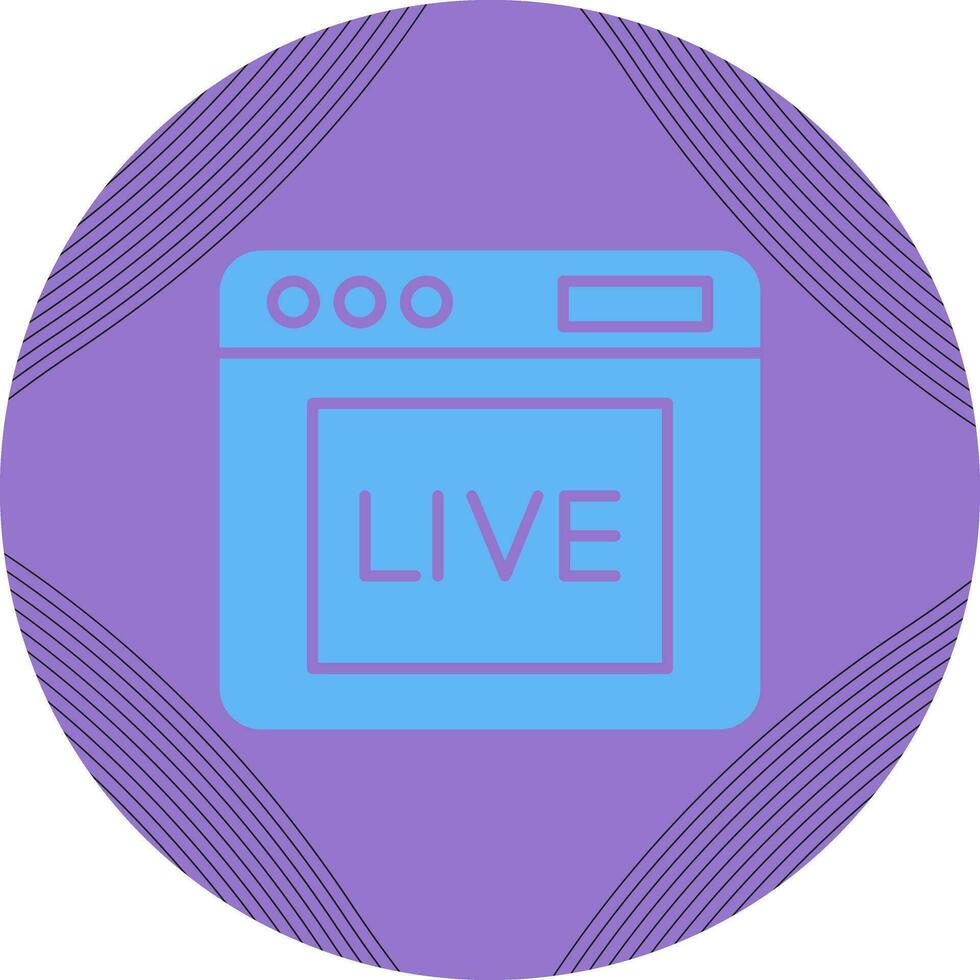 Live Vector Icon