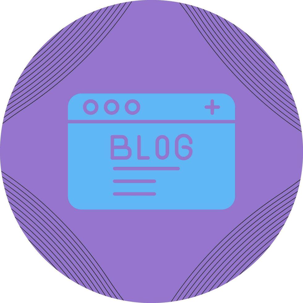 Blog Vector Icon