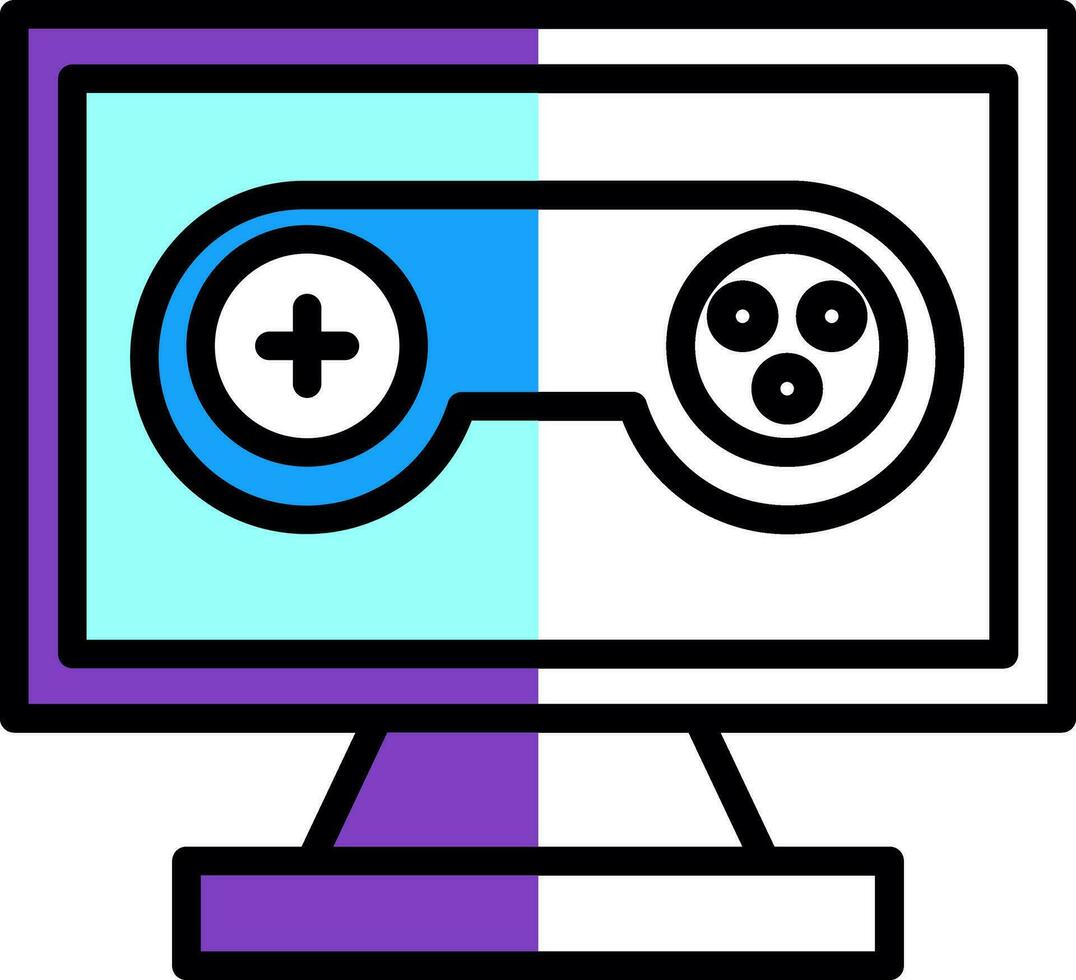 Pc game  Vector Icon Design