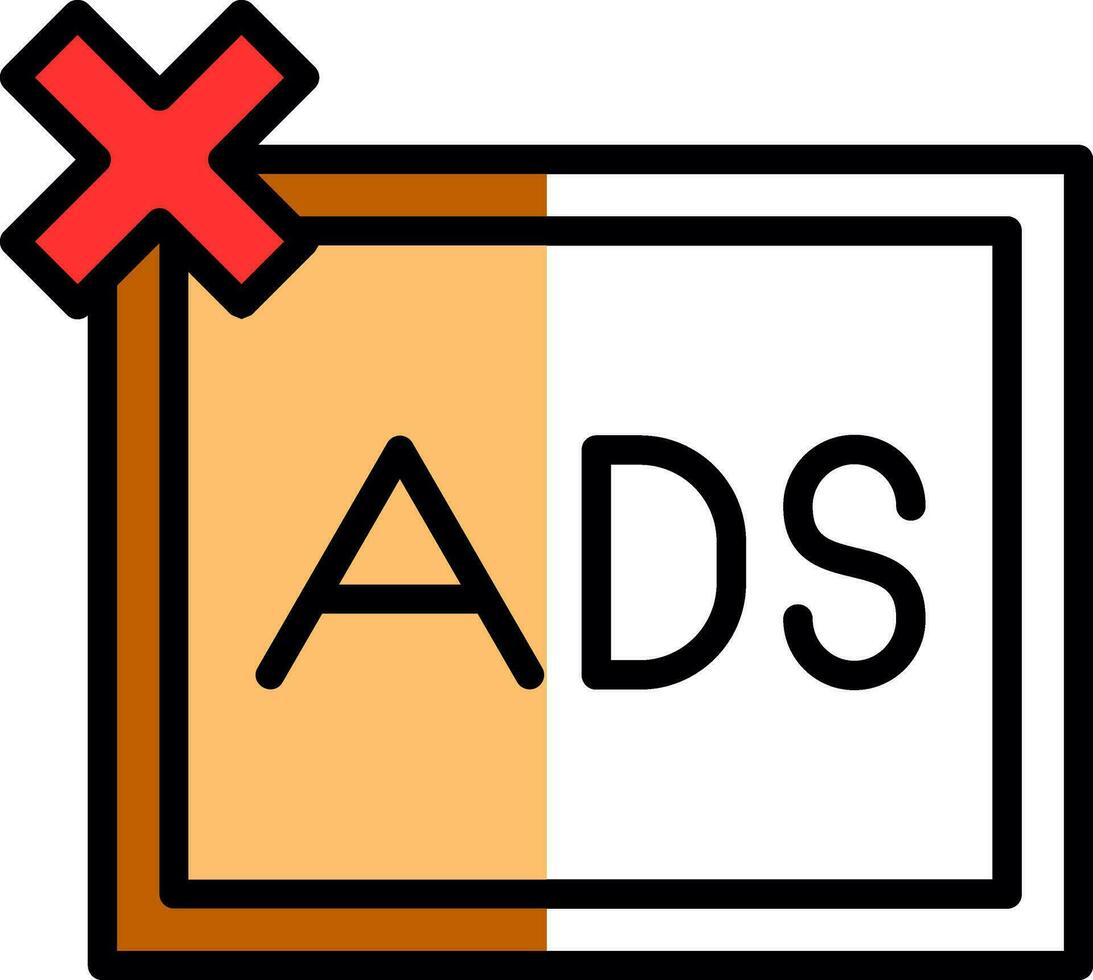 Remove ads  Vector Icon Design