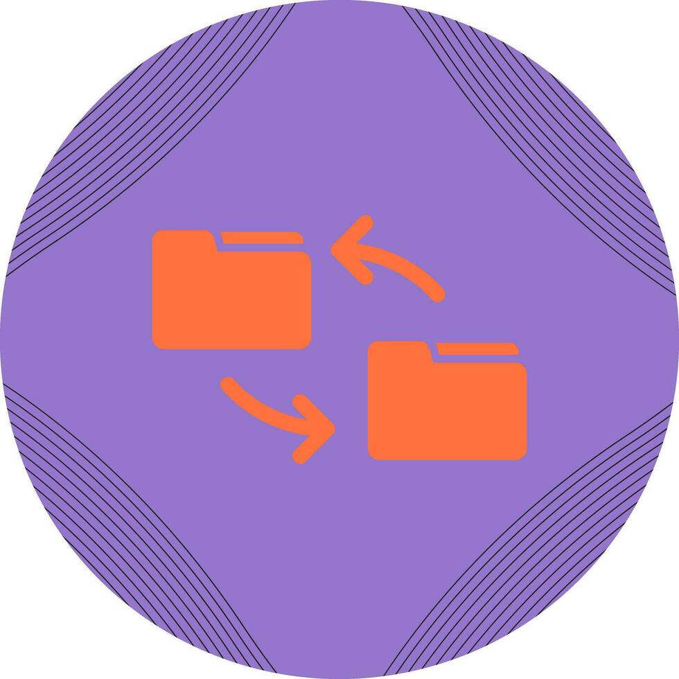 File Transfer Vector Icon